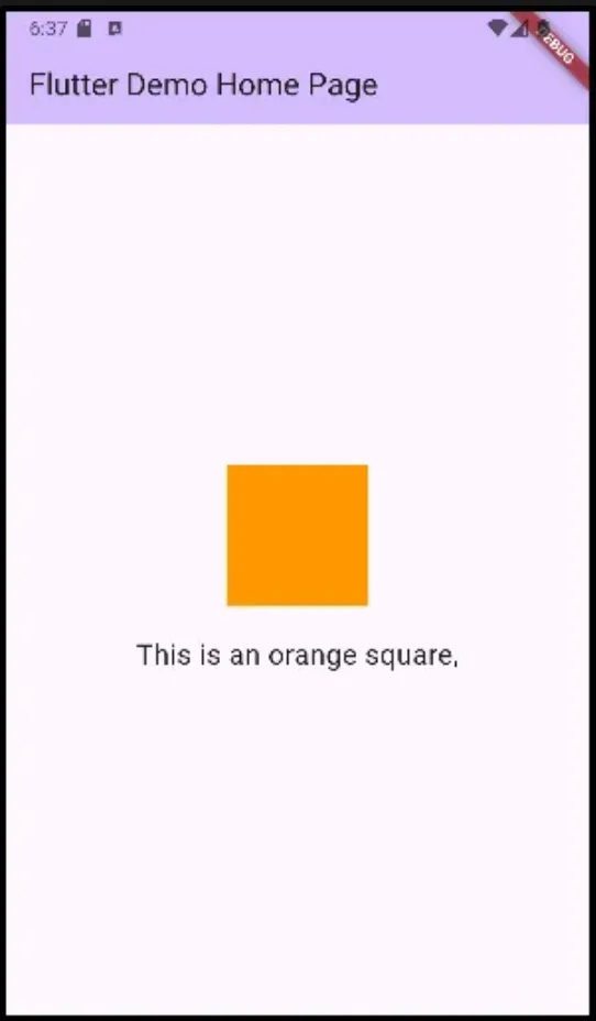 Flutter Gesture와 Animation 실습 화면 2
