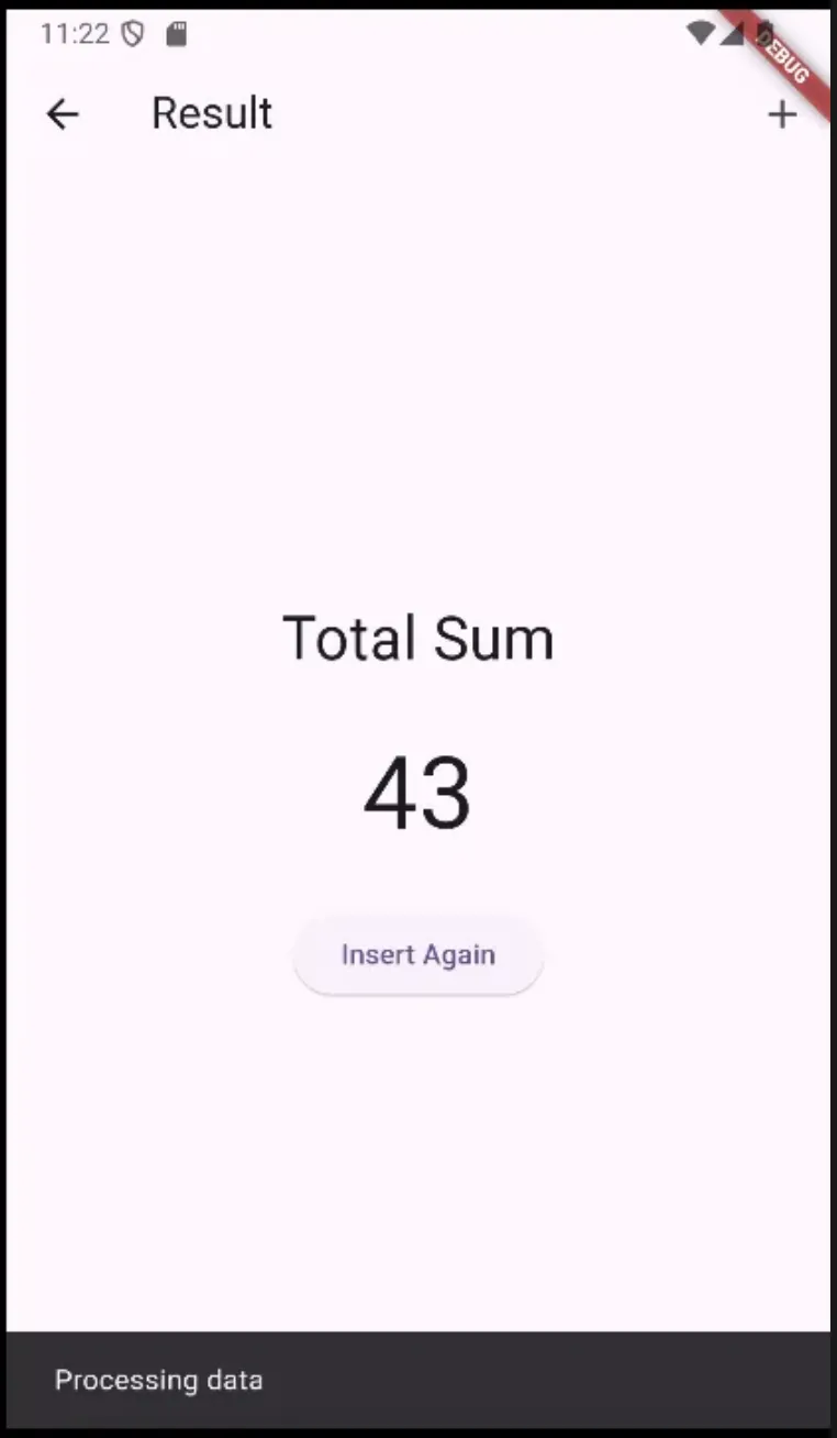 Flutter 화면 라우팅 실습 화면 2