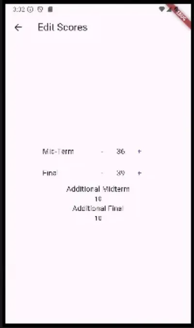 Flutter Provider 상태 관리 실습 화면 2